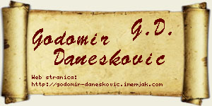 Godomir Danesković vizit kartica
